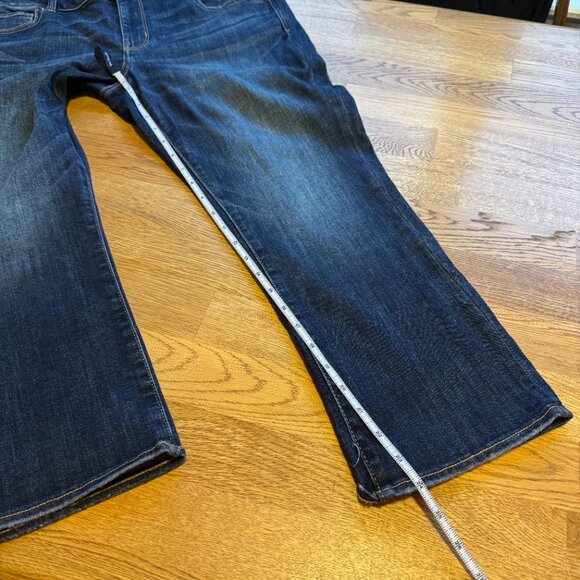 American Eagle Artist Crop Jeans Dark Wash Size 18 - Picture 12 of 12